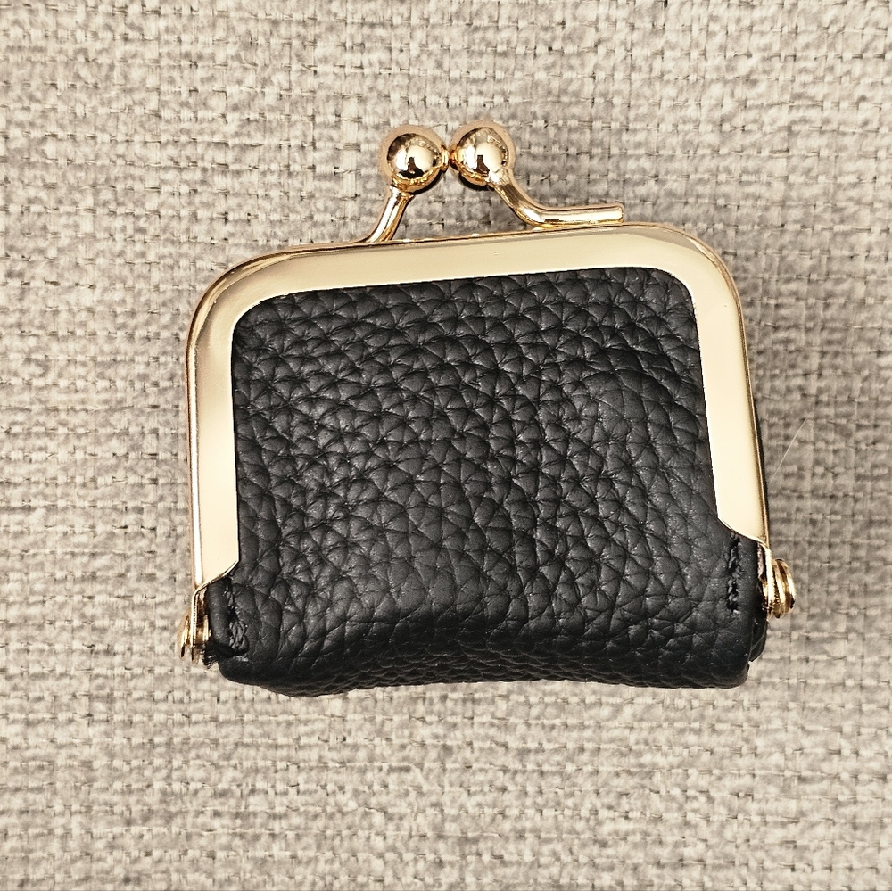 Small Dainty Black Coin Purse